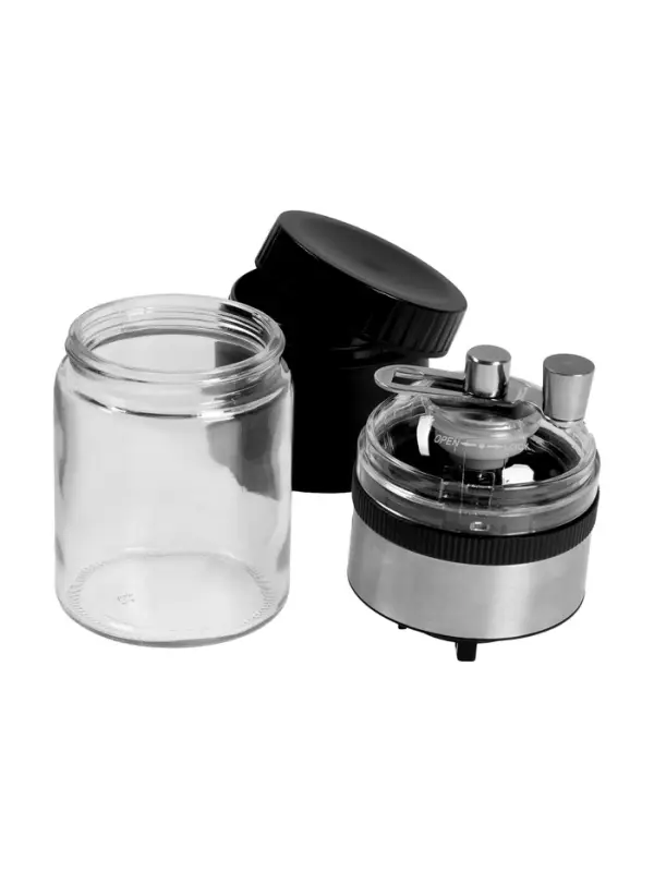 Кофемолка Sakura SA-6164, 3 в 1, мельница, стеклянная ёмкость для хранения, стакан для кофе Кофемолка Sakura SA-6164, 3 в 1, мельница, стеклянная ёмкость для хранения, стакан для кофе