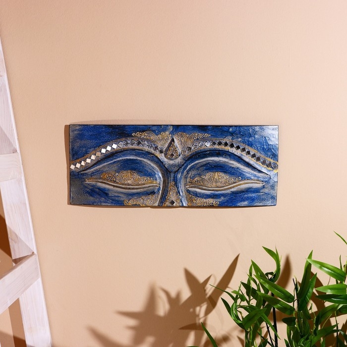 Панно настенное  Панно настенное "Глаза" албезия, микс, 50х2х20 см