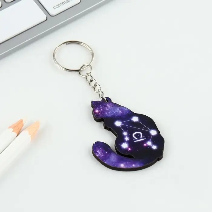 Брелок для ключей деревянный «Весы» знак зодиака, 4,5 х 6 см Брелок для ключей деревянный «Весы» знак зодиака, 4,5 х 6 см