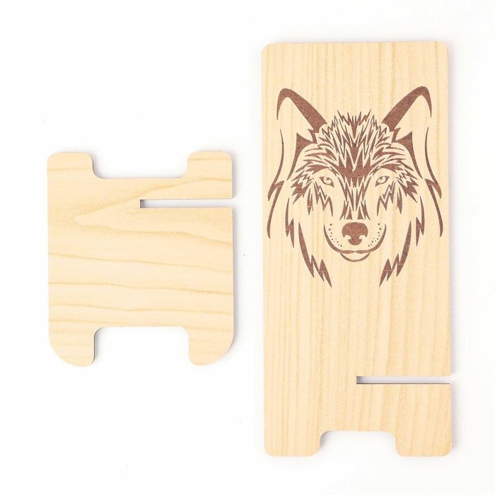 Подставка под телефон «Волк», 7×8×15 см