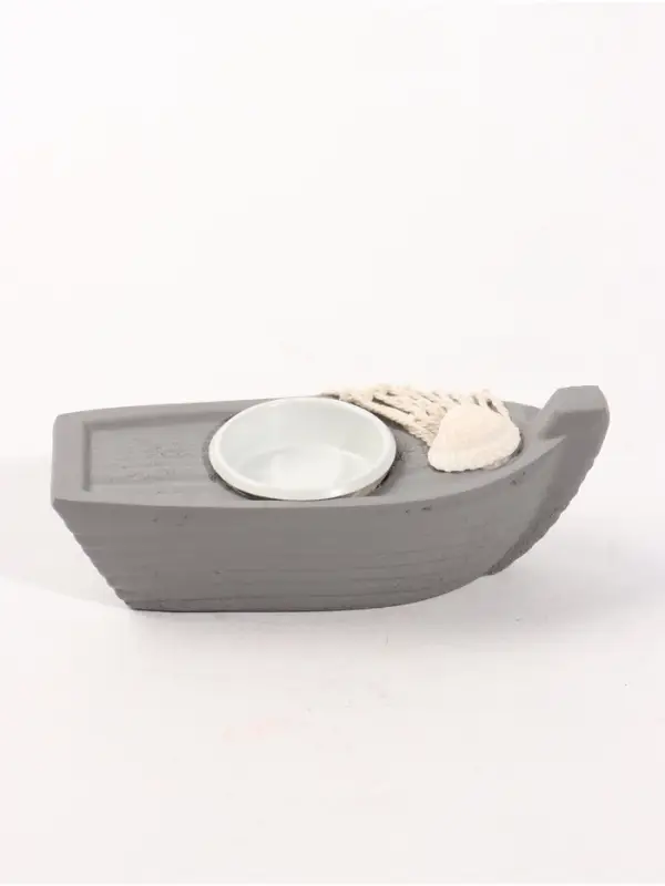 Подсвечник на 1 свечу &laquo;Лодочка&raquo;, металл, 13.5&times;6&times;5.3 см, d=3.8 см