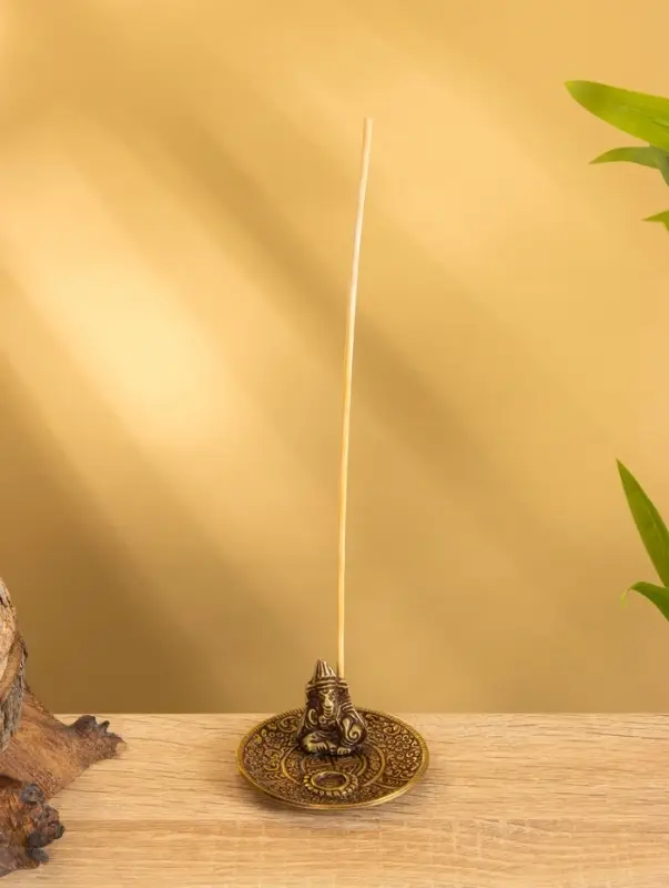 Подставка под благовония  Подставка под благовония "Ганеша" латунь 7 см