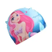 Шапочка для плавания ONLYTOP Swim &laquo;Русалка&raquo;, детская, тканевая, обхват 46-52 см