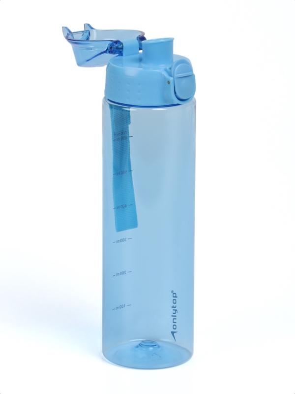 Бутылка для воды Onlytop, 700 мл, цвет синий