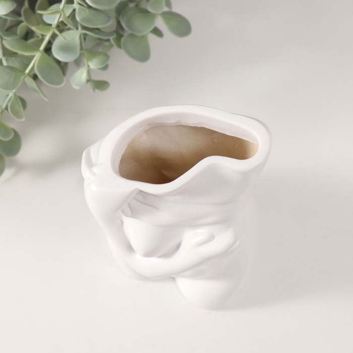 Сувенир полистоун вазон Сувенир полистоун вазон "Скульптура. Женское тело" 9,9х18,6 см