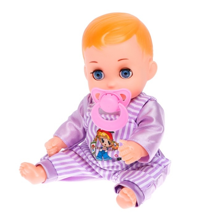 Пупс «Коля» со звуком, в костюмчике МИКС Пупс «Коля» со звуком, в костюмчике МИКС