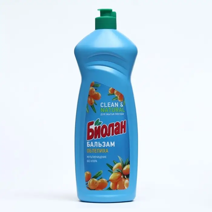 Средство для мытья посуды "Биолан - Облепиха", 900 мл