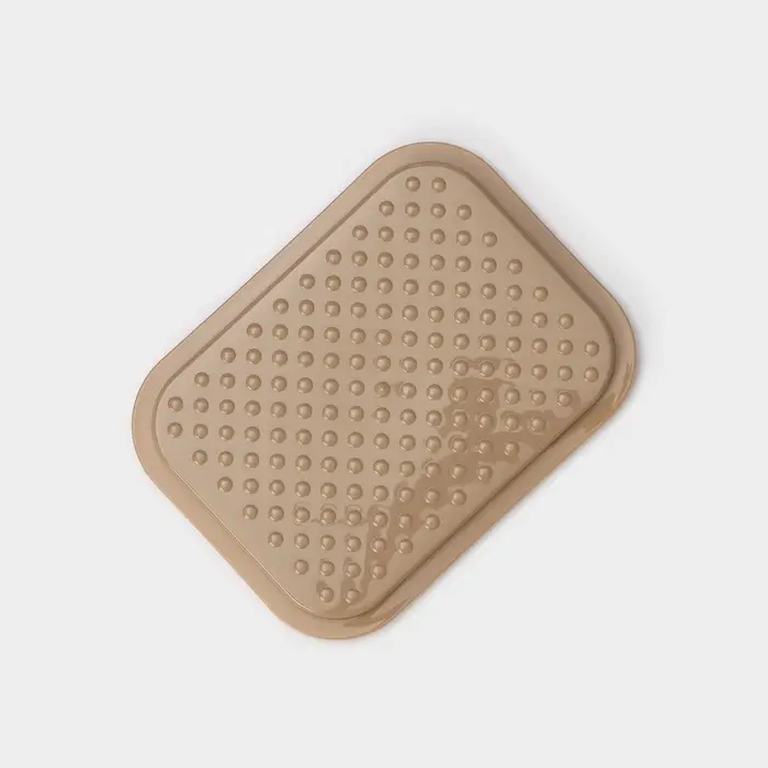 Маслёнка двухсторонняя STOCKHOLM, пластик, 14.5&times;11&times;5.5 см, шоколадная, мокко