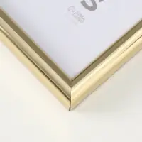 Фоторамка "Радуга" 21х30 см,  с подножкой, набор 3 шт, (пластиковый экран), золото