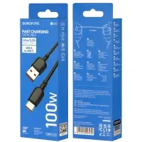 Кабель BX93 USB Type-C 1M 6A Borofone черный