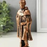 Фигурка гипс &laquo;Солдат&raquo;, 15&times;6&times;3 см, винтажная бронза