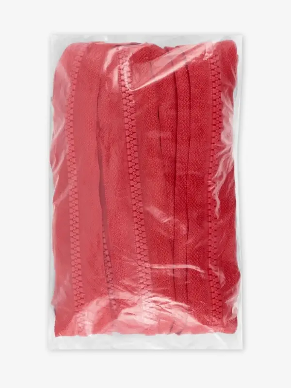 Молния &laquo;Трактор&raquo;, №5, разъёмная, замок автомат, 80 см, красная