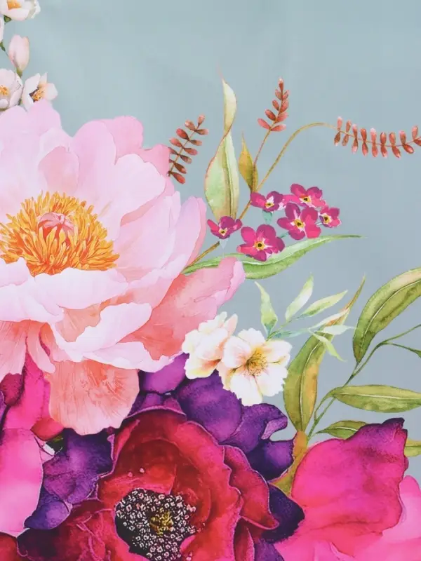 Пакет подарочный "Цветочный комплимент" ламинированный 18 х 22,3 х 10 см