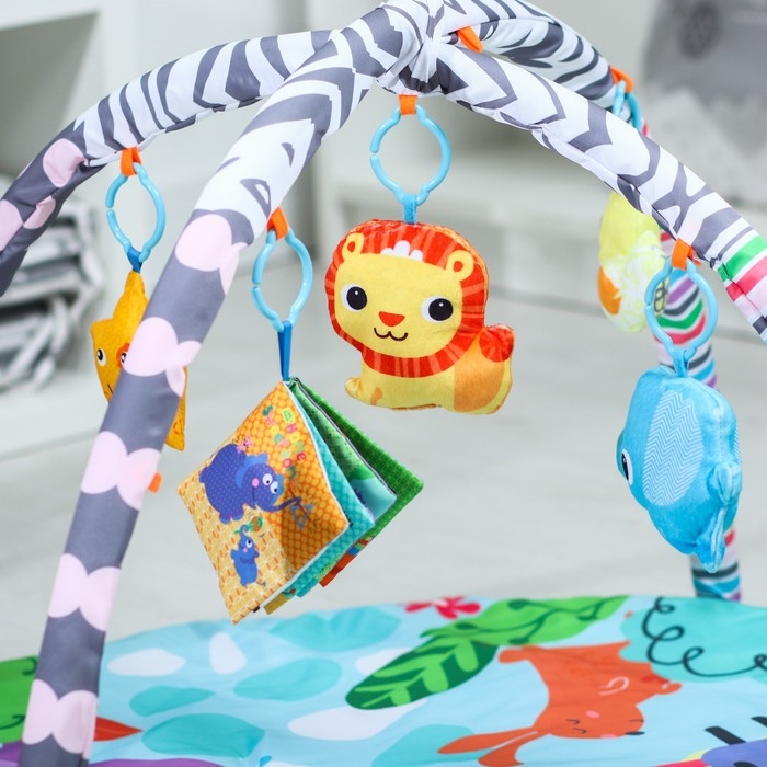 Развивающий коврик «Слоник», с дугами, круглый, 82х82х0,5 Развивающий коврик «Слоник», с дугами, круглый, 82х82х0,5