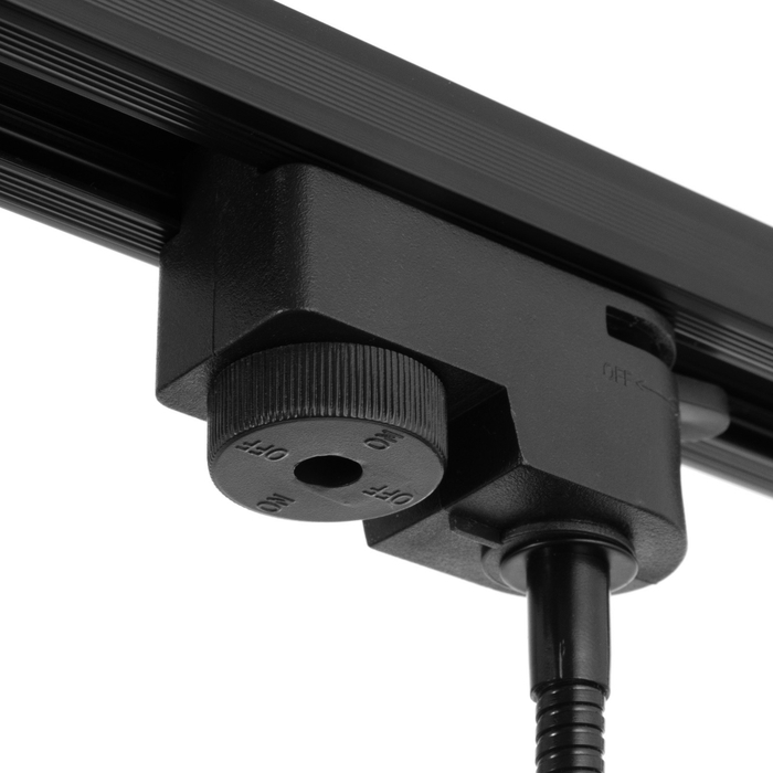 Светильник трековый Светильник трековый "Снейк" Е27 40Вт черный 3,5х3,5х40см