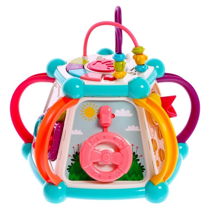 Развивающая игрушка «Логический центр», световые и звуковые эффекты, работает от батареек