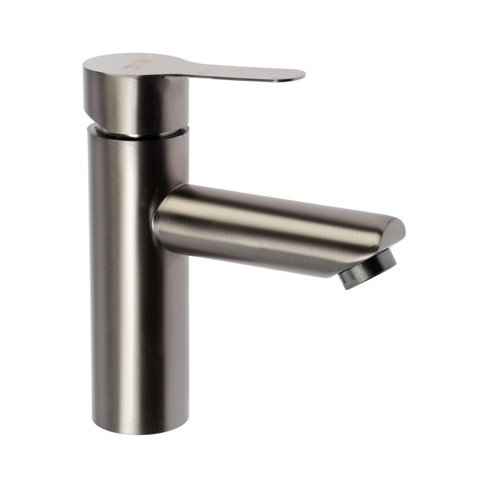 Смеситель для раковины ZEIN Z3759, однорычажный, высота излива 9 см, графит Смеситель для раковины ZEIN Z3759, однорычажный, высота излива 9 см, графит