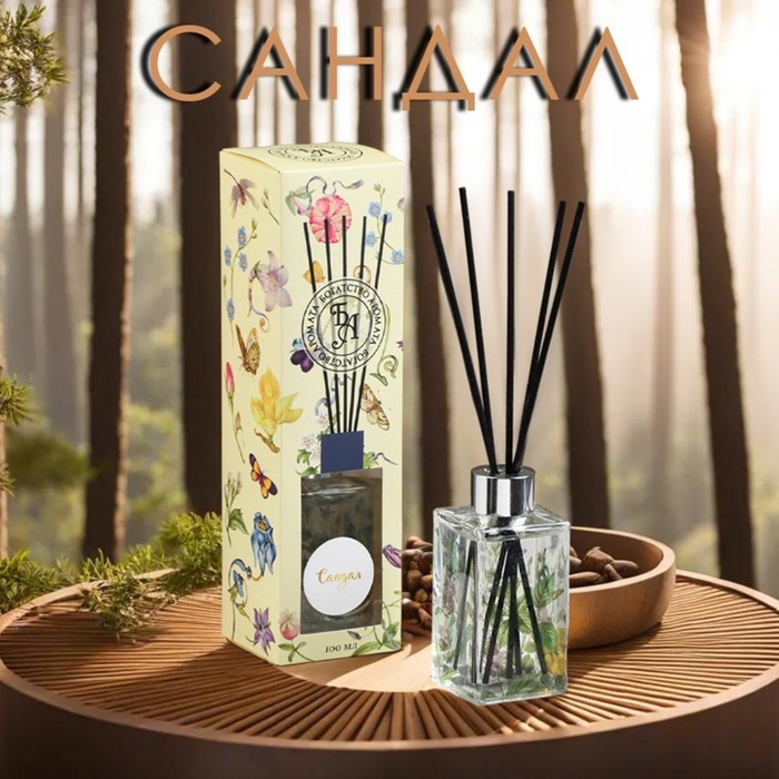 Диффузор ароматический Диффузор ароматический "Артдекор", 100 мл, сандал, "Богатство Аромата"