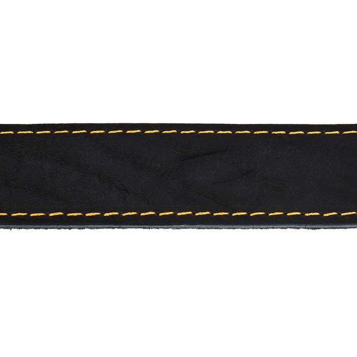 Ошейник комбинированный кожа/брезент, 69 х 3,5 см, ОШ 45-60 см, чёрный Ошейник комбинированный кожа/брезент, 69 х 3,5 см, ОШ 45-60 см, чёрный