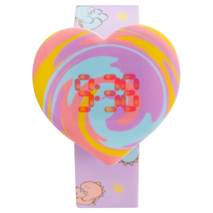 Часы наручные электронные, детские, Часы наручные электронные, детские, "Сердечко", ремешок l-23 см