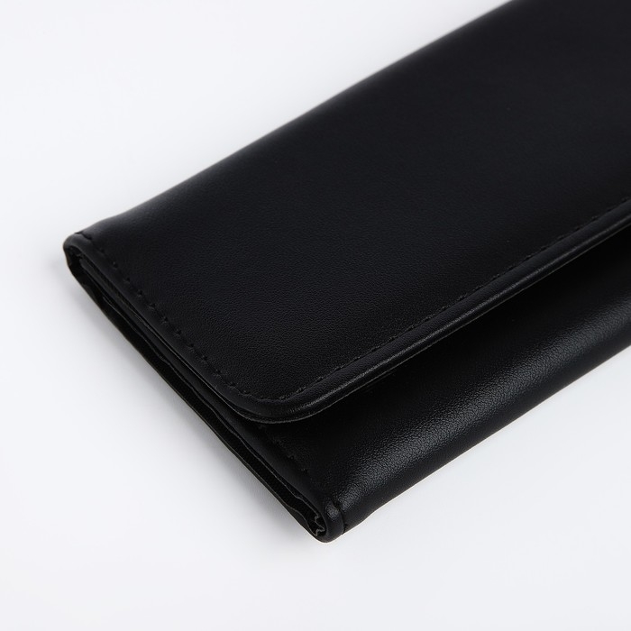 Кошелёк женский на магните, цвет чёрный Кошелёк женский на магните, цвет чёрный