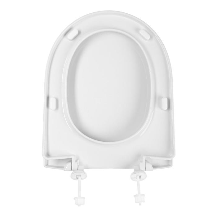 Сиденье для унитаза  Сиденье для унитаза "АНИ Пласт" WS0300, крепление пластик, белое