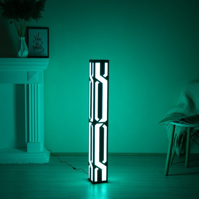 Торшер  Торшер "Рондо" LED 20Вт RGB пульт ДУ черный