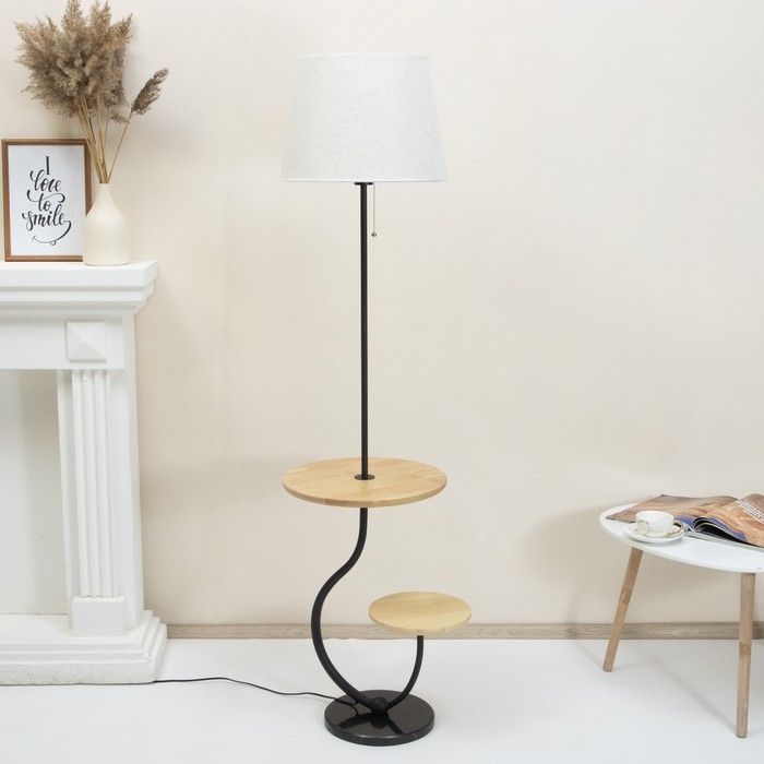 Торшер 19073/1 E27 40Вт черный 40х26х170 см