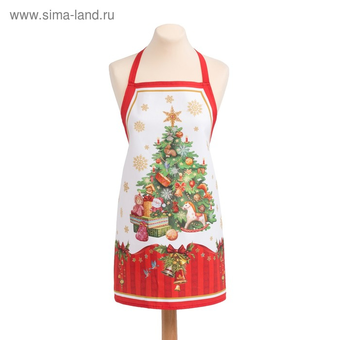 Фартук «Этель: Новогодняя сказка», 65 × 60 см, 100 % хлопок, саржа, 190 г/м² Фартук «Этель: Новогодняя сказка», 65 × 60 см, 100 % хлопок, саржа, 190 г/м²