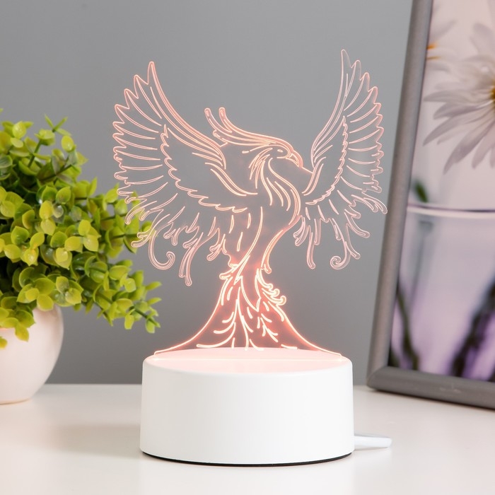 Светильник Светильник "Феникс" LED RGB от сети 12х9,5х14,5 см RISALUX