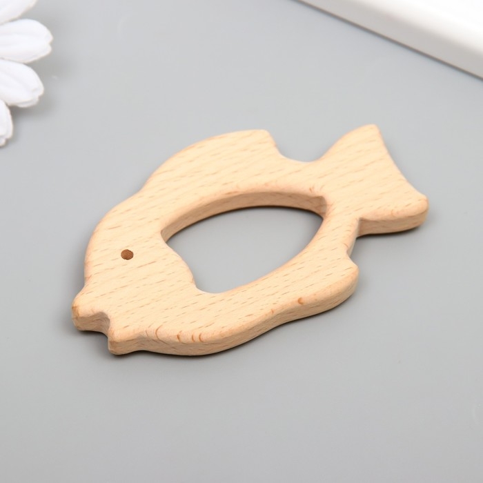 Декор для творчества дерево Декор для творчества дерево "Рыба" 8,6х5,1 см