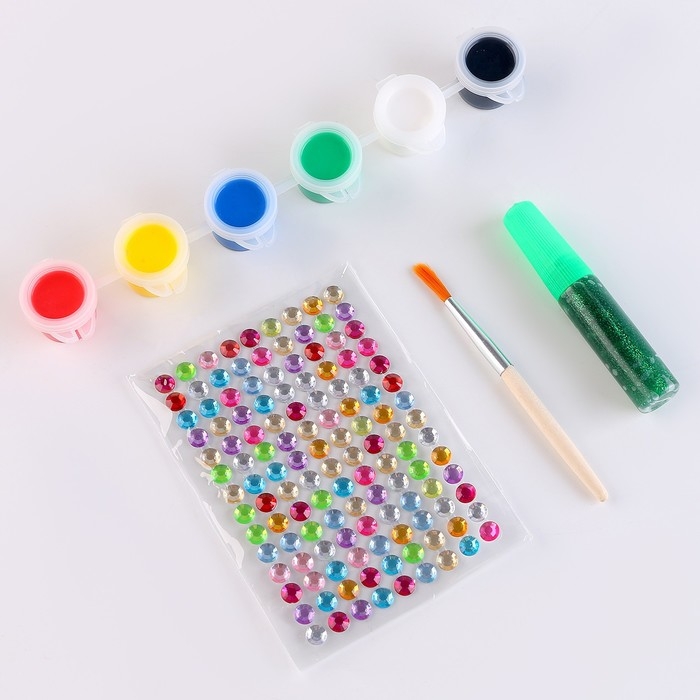 Ёлочные шары под раскраску на новый год «Лучший подарок», 6 шт, новогодний набор для творчества Ёлочные шары под раскраску на новый год «Лучший подарок», 6 шт, новогодний набор для творчества