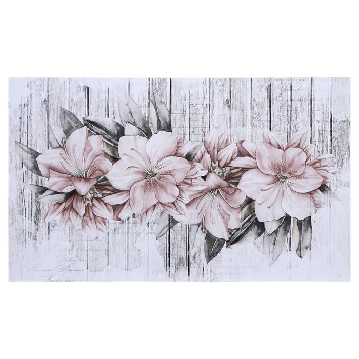Картина на холсте Картина на холсте "Цветы нежности" 60х100 см