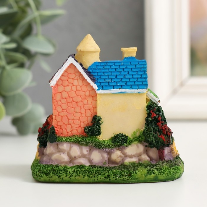 Фигурка для флорариума полистоун  Фигурка для флорариума полистоун "Загородный коттедж" МИКС 8х6х7,5 см
