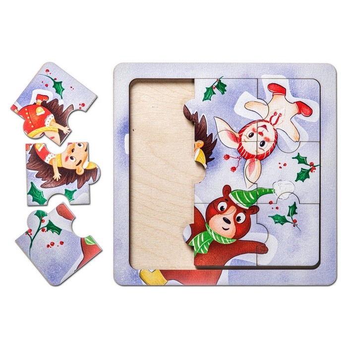 Пазл «Новогодняя прогулка»