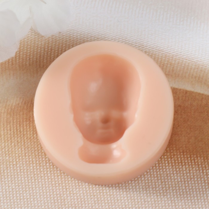 Молд силикон Молд силикон "Лицо младенца" №8 3,6х2,2х1,4 см