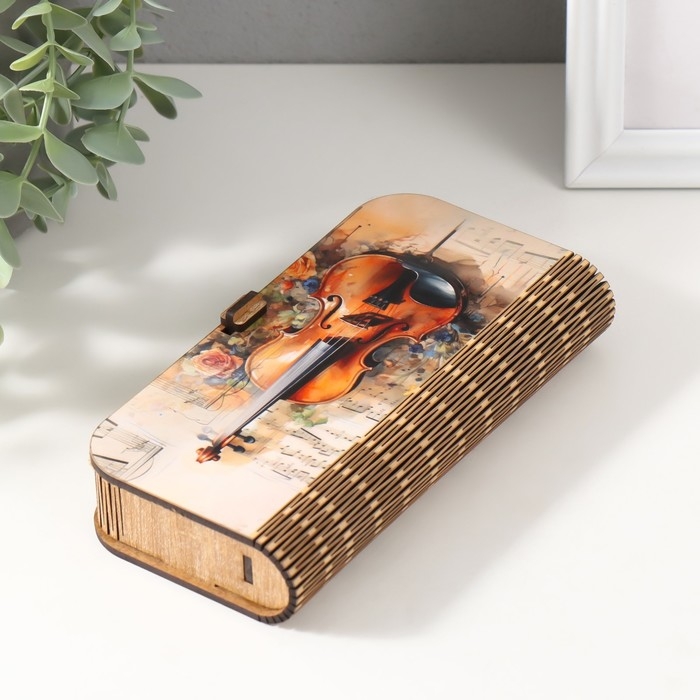 Шкатулка  Шкатулка "Скрипка" 17х8,5х3,5 см
