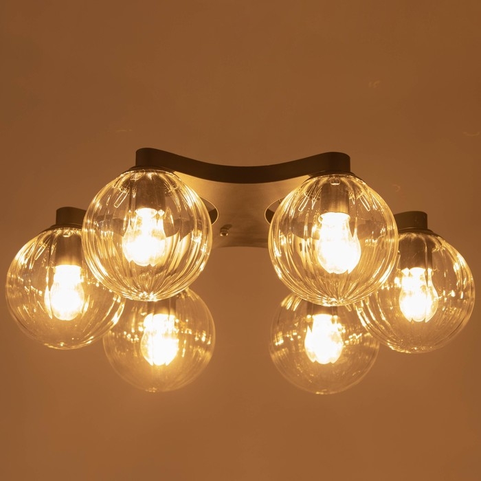 Люстра 2795/6 E27 40Вт черный 60х60х20 см BayerLux Люстра 2795/6 E27 40Вт черный 60х60х20 см BayerLux