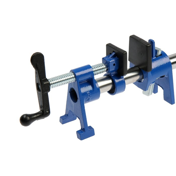 Струбцина трубная ТУНДРА, на ножках, резиновые накладки, 3/4 Струбцина трубная ТУНДРА, на ножках, резиновые накладки, 3/4"