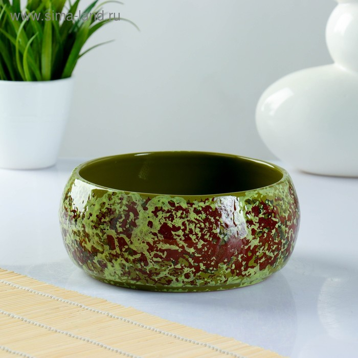 Судок для запекания Судок для запекания "Русский" 0,9л / 16,5х6,5см, малахитовая