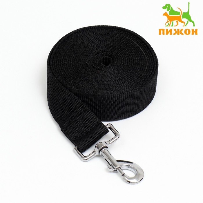 Поводок 5 м х 4 см, чёрный Поводок 5 м х 4 см, чёрный