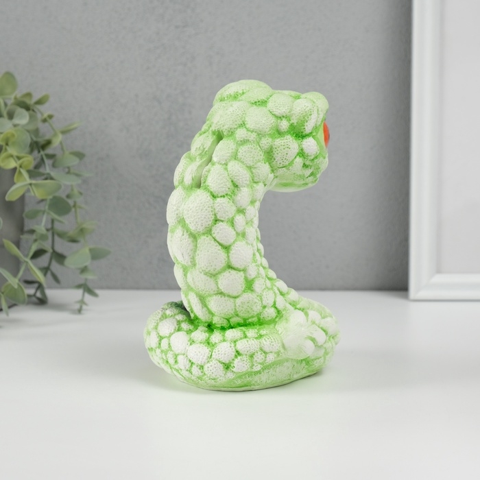 Новогодняя копилка  Новогодняя копилка "Мини Гумми" 12х12х17 см, светло-зеленый