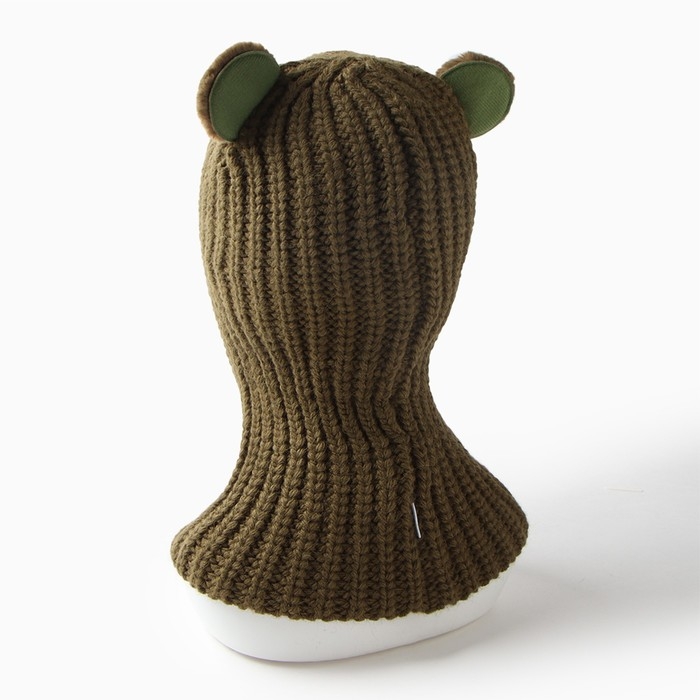 Шапка-шлем детский, цвет хаки, размер 50-52 Шапка-шлем детский, цвет хаки, размер 50-52