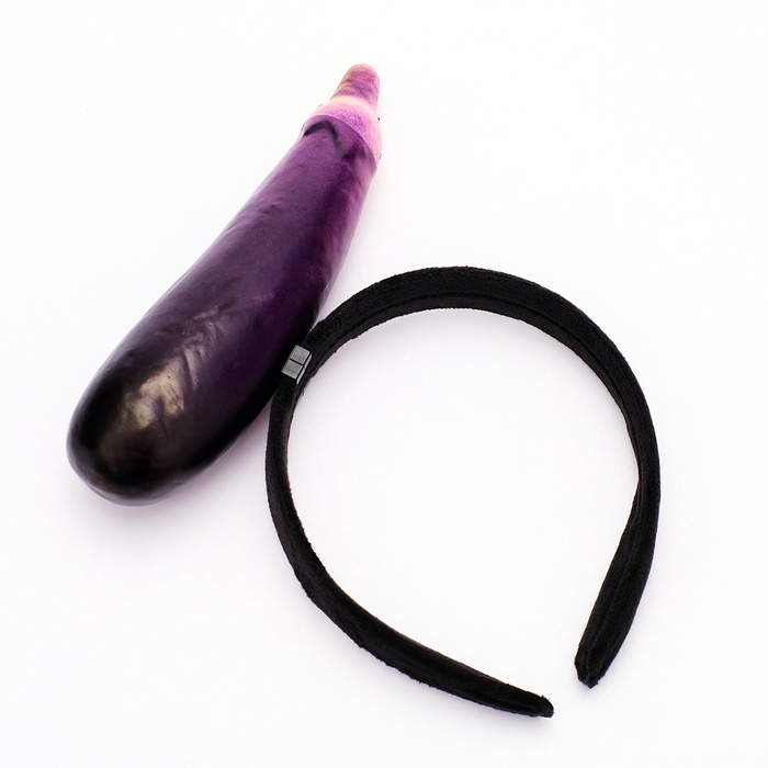 Карнавальный набор «Яркий баклажан»: накидка, ободок Карнавальный набор «Яркий баклажан»: накидка, ободок