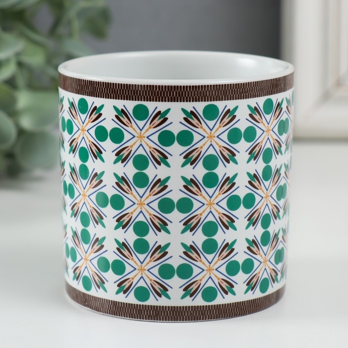 Вазон керамика Вазон керамика "Ветерки" 200 мл 7,3х7,3х7,3 см