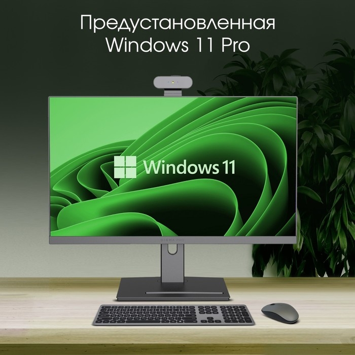 Моноблок Digma Pro AiO 23A, 23.8 Моноблок Digma Pro AiO 23A, 23.8", IPS, R3 5425U, 8 Гб, SSD 256 Гб, RGr, Win11, чёрный
