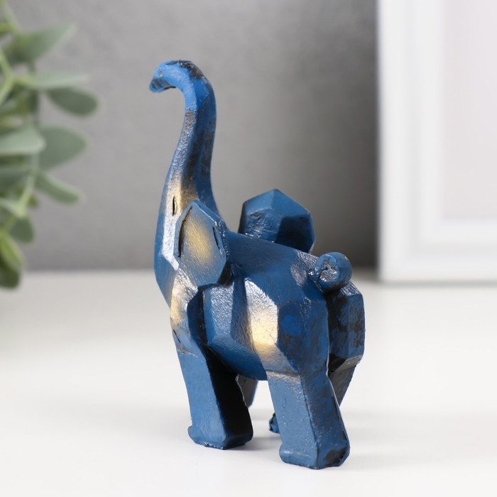 Сувенир полистоун Сувенир полистоун "Синий слон" 3х8х8,5 см