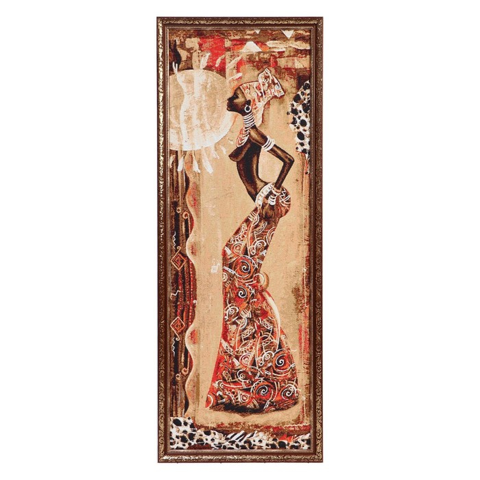 Гобеленовая картина Гобеленовая картина "Либерия" 38*97 см, рамка МИКС