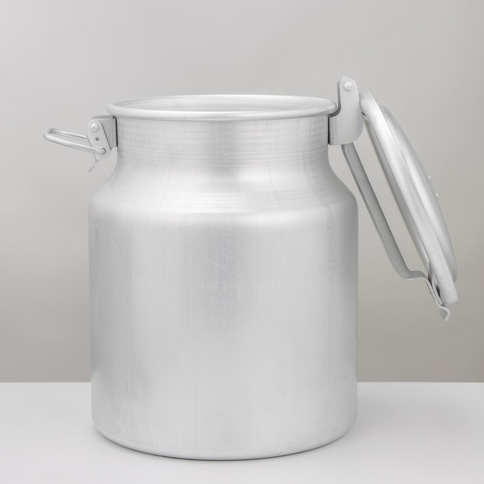 Бидон алюминиевый, 18 л, с крышкой Бидон алюминиевый, 18 л, с крышкой