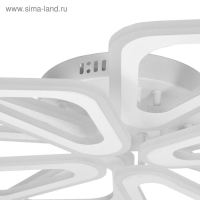 Люстра с ПДУ 671145/8 LED 168Вт диммер 3 режима 3000-6000К белый 67х67х14 см BayerLux